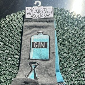NWT Primitives by Kathy Socks Gin & Tonic, Unisex, One Size, LOL collection.